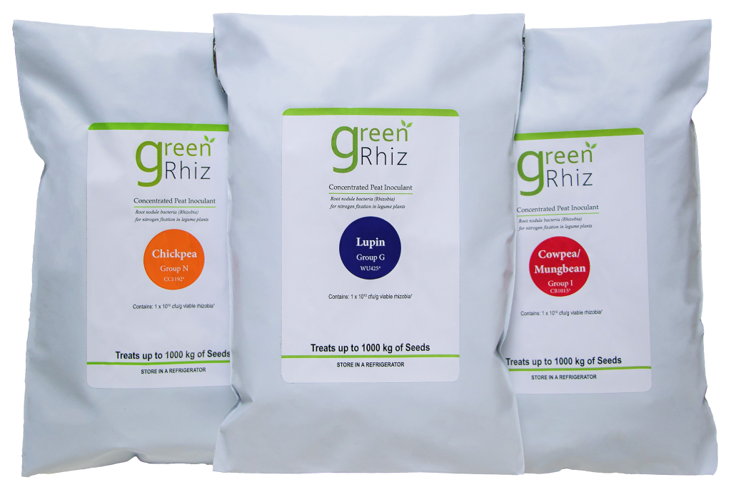3 packages of products from Green Rhiz